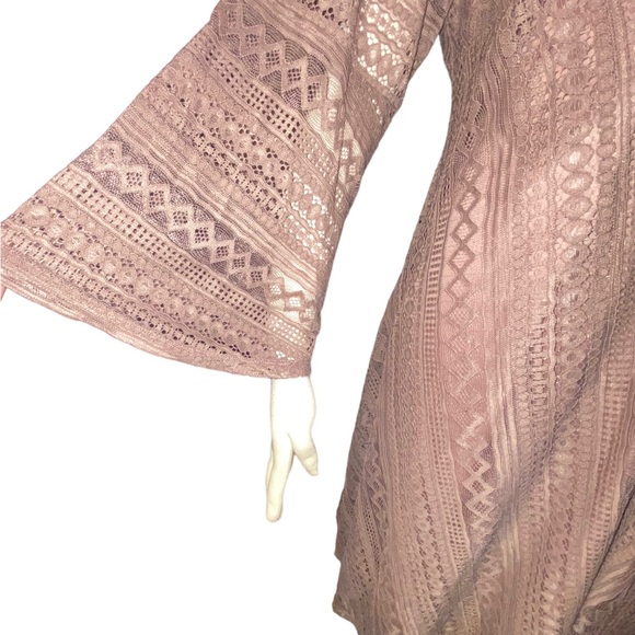 Torrid size 1 plus size mauve lace dress NWTS 14/16 - Picture 10 of 10
